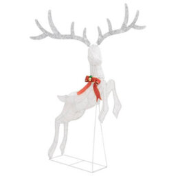 Berkfield Durable Flying Reindeer Christmas Decoration 120 Leds White Cold White - thumbnail 5