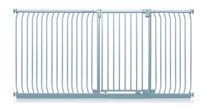 Safetots Extra Tall Elite Safety Gate, 234Cm - 243Cm, Matt Grey, Extra Tall 96.8Cm In Height, Pressure Fit Stair Gate - image 1