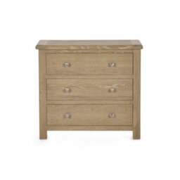 Julian Bowen Memphis Limed Oak 3 Drawer Chest - thumbnail 8