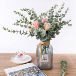 72Pcs Eucalyptus Stems Artificial Eucalyptus Leaves Fake Greenery Branches Fake Flowers For Wedding Centerpiece Spring Easter - thumbnail 4