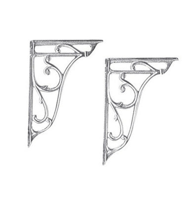 Balterley Traditional Ceramic Accessories Ornate Cistern Brackets - Chrome - image 1