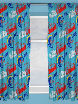 Disney Cars 3 Lightning 72'' Curtains