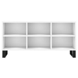 Berkfield Tv Cabinet White 103.5X30X50 Cm Engineered Wood - thumbnail 4
