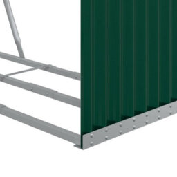 Walplus Log Holder Green 120X45X210 Cm Galvanised Steel - thumbnail 7