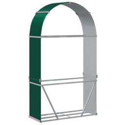Walplus Log Holder Green 120X45X210 Cm Galvanised Steel - thumbnail 6