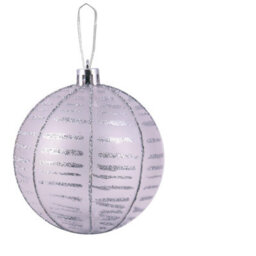 Christmas Tree World 6Cm Hand Painted Shatterproof Bauble Design 12 (12 Pack) - thumbnail 4