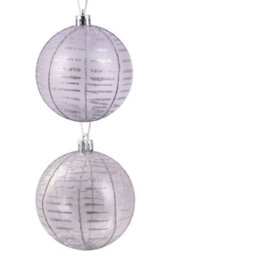 Christmas Tree World 6Cm Hand Painted Shatterproof Bauble Design 12 (12 Pack) - thumbnail 3