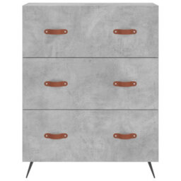 Berkfield Highboard Concrete Grey 69.5X34X180 Cm Engineered Wood - thumbnail 8