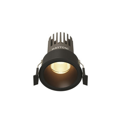 Luminosa Lighting Luminosa Dip Led Recessed Wall Lamp Black 3000K - image 1
