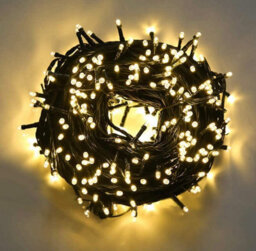 Shatchi 100 Leds Warm White Fairy String Lights Cool White Indoor/outdoor Green Cable 8 Modes Mains Powered Memory Auto Timer