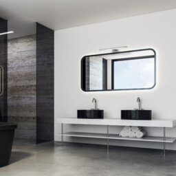 Milagro Shine Chrome Led 7W Wall Lamp Stylish Polished Chrome Light With Ip44 Rating Perfect For Mounting Above A Bathroom Mirror