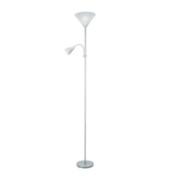 Matt Grey Mother & Child Floor Light - thumbnail 3