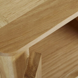Alba Oak 120Cm Large Tv Unit - Fully Assembled By Roseland Furniture - thumbnail 9
