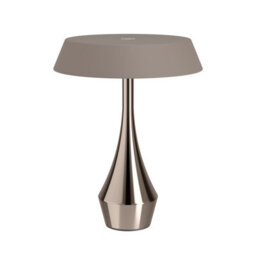 Eglo Turcio Steel And Aluminium Sculptural Design Led Tricolour Portable Outdoor Table Lamp, Dark Bronze - thumbnail 2
