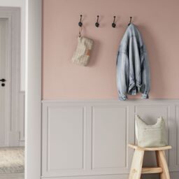 GoodHome Cap End Black Zinc Alloy Wall-Mounted Hat & Coat Hook (H)126mm (D)35mm - thumbnail 3