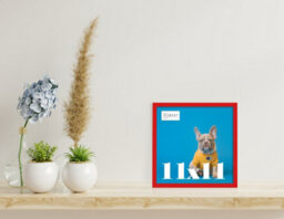 11X11 Red Picture Frame (27.9 X 27.9Cm) Poster, Photo, Artwork, Gallery Wall Or Print - thumbnail 2