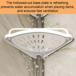4-Tier Telescopic Corner Shower Caddy & Bathroom Storage Organizer - thumbnail 5