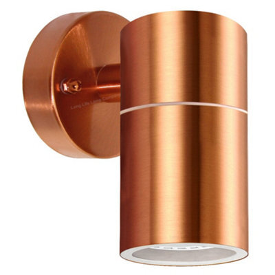 Long Life Lamps Company Modern Outdoor Wall Light Copper Finish Ip65 Zlc098C - image 1