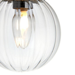 Pagazzi Lighting Pagazzi Amelie Ip44 Flush Polished Chrome Ceiling Light - thumbnail 7
