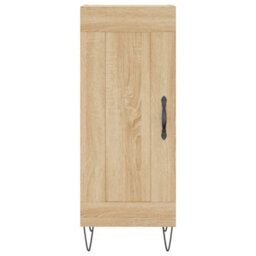 Berkfield Sideboard Sonoma Oak 34.5X34X90 Cm Engineered Wood - thumbnail 5