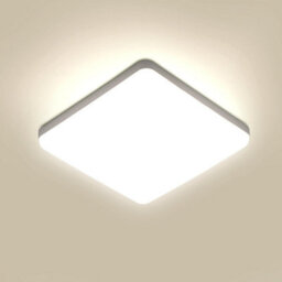 Led Ceiling Light Square White Flush Mount Neutral White 23Cm