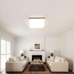 Led Ceiling Light Square White Flush Mount Neutral White 23Cm - thumbnail 2