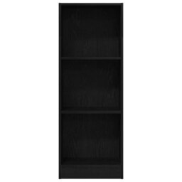 Vidaxl Bookcase Black Oak 40X24X109 Cm Engineered Wood - thumbnail 5