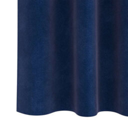 Berkfield Blackout Curtains With Top Tape 2 Pcs Dark Blue Velvet - thumbnail 5