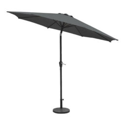 Gardenkraft 14620 2.7M Charcoal Outdoor Garden Parasol - thumbnail 1