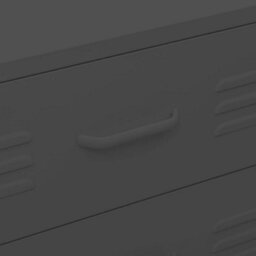 Berkfield Chest Of Drawers Anthracite 80X35X101.5 Cm Steel - thumbnail 7