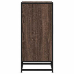 Berkfield Sideboard Brown Oak 35.5X35X76 Cm Engineered Wood And Metal - thumbnail 6