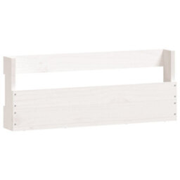 Vidaxl Wall-Mounted Shoe Racks 2 Pcs White 59X9X23 Cm Solid Wood Pine - thumbnail 5