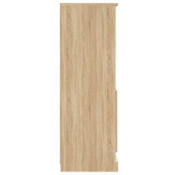 Berkfield Highboard Sonoma Oak 60X35.5X103.5 Cm Engineered Wood - thumbnail 7