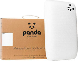 Xample Panda Memory Foam Pillow With Bamboo Cover - Orthopedic Support, Hypoallergenic, Cooling, Eco-Friendly, Anti-Bacterial - thumbnail 1