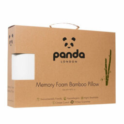 Xample Panda Memory Foam Pillow With Bamboo Cover - Orthopedic Support, Hypoallergenic, Cooling, Eco-Friendly, Anti-Bacterial - thumbnail 2