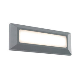 Luminosa Lighting Luminosa Severus Outdoor Integrated Led Landscape Direct Ip65 3W Grey Abs Plastic & Frosted Pc