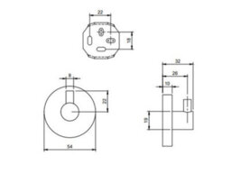 Villeroy & Boch Villeroy And Boch Elements -Tender Robe Hook In Chrome - thumbnail 3