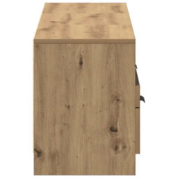 Berkfield Durable Tv Cabinet Artisan Oak 150X33.5X45 Cm Engineered Wood - thumbnail 6