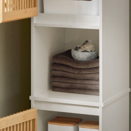 Sobuy Bzr127-W, Bathroom Tall Cabinet Tall Cupboard Bathroom Cabinet Storage Cabinet-Clearance,white,w33Xd32.5Xh165 - thumbnail 5
