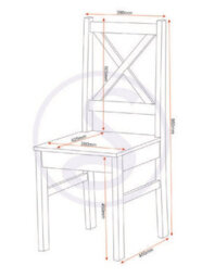 Seconique Salvador Tile Top Dining Set 2 Chairs White Distressed Waxed Pine - thumbnail 7