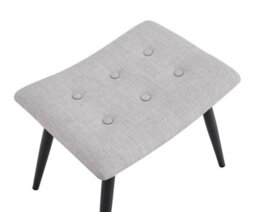 Spot On Dealz Modern Velvet Accent Chair Armchair Living Room Armchairs Relax Lounge Chair And Footstool - thumbnail 7