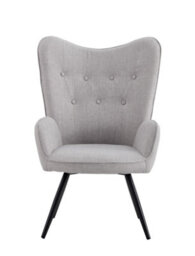 Spot On Dealz Modern Velvet Accent Chair Armchair Living Room Armchairs Relax Lounge Chair And Footstool - thumbnail 3