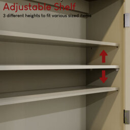 Lassic Bath Vida Priano Grey 2 Door Mirrored Bathroom Wall Cabinet - thumbnail 9