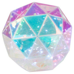 Urbn-Living Urbnliving 20Cm Round 2 Pcs Iridescent Ball Decoration 30 Led String Fairy Lights Indoor Wedding Decor - thumbnail 4