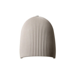 Industville Ramsay Outdoor & Bathroom Cone Wall Light - Ivory - thumbnail 1