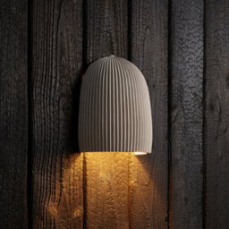 Industville Ramsay Outdoor & Bathroom Cone Wall Light - Ivory - thumbnail 2