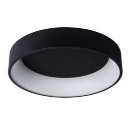 Lucide Talowe Led Modern Flush Ceiling Light 60Cm - Led Dim. - 1X42W 3000K - Black - thumbnail 3