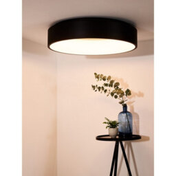 Lucide Talowe Led Modern Flush Ceiling Light 60Cm - Led Dim. - 1X42W 3000K - Black - thumbnail 4