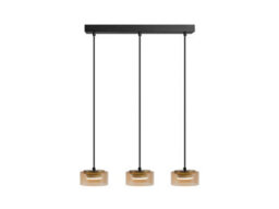Luminosa Lighting Luminosa Olaia Bar Pendant Ceiling Light Black, Amber 3Xgx53 3000K 660Lm - Uk Stock - thumbnail 5