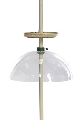 Ruddings Wood Clear Dome Squirrel Baffle Large Diameter For Wild Bird Feeding Station Pole And Feeders - image 1